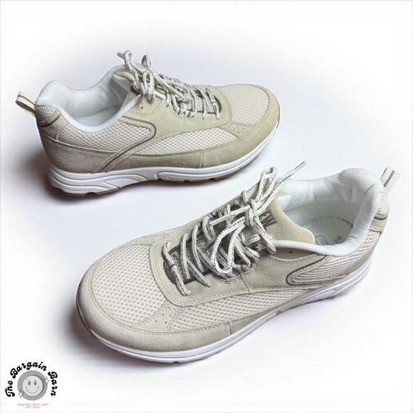 NWOB Drew Women’s Athena Oxford Beige Comfort Orthopedic Walking Shoes (10W) - Picture 2 of 7